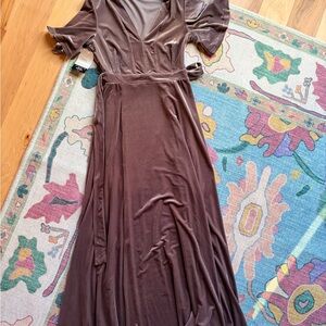 HYFVE Mauve Purple Maxi Dress medium NWT NEW